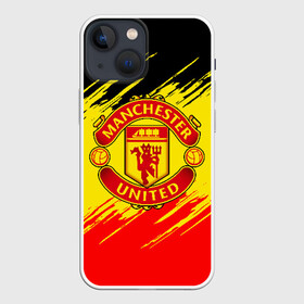 Чехол для iPhone 13 mini с принтом МАНЧЕСТЕР ЮНАЙТЕД в Новосибирске,  |  | fc | fcmu | football | football club | manchester united | sport | манчестер юнайтед | спорт | фк | фкмю | футбол | футбольный клуб