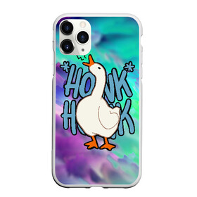 Чехол для iPhone 11 Pro Max матовый с принтом HONK HONK в Новосибирске, Силикон |  | meme | untitled goose game | злой гусь | мем | птица