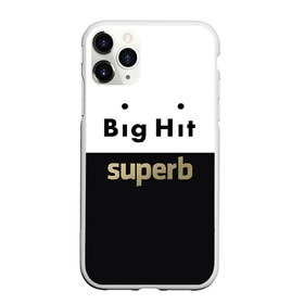 Чехол для iPhone 11 Pro Max матовый с принтом Big Hit superb в Новосибирске, Силикон |  | big hit | bts | twice | txt