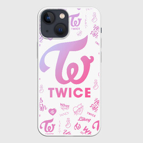 Чехол для iPhone 13 mini с принтом TWICE в Новосибирске,  |  | chaeyoung | dahyun | jeongyeon | jihyo | k pop | kpop | mina | momo | nayeon | once | sana | twice | tzuyu | what is love | yes or yes | к поп | корея | музыка | твайс