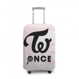 Чехол для чемодана 3D с принтом TWICE ONCE в Новосибирске, 86% полиэфир, 14% спандекс | двустороннее нанесение принта, прорези для ручек и колес | chaeyoung | dahyun | jeongyeon | jihyo | k pop | kpop | mina | momo | nayeon | once | sana | twice | tzuyu | what is love | yes or yes | к поп | корея | музыка | твайс