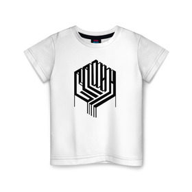 Детская футболка хлопок с принтом СПЛИН в Новосибирске, 100% хлопок | круглый вырез горловины, полуприлегающий силуэт, длина до линии бедер | Тематика изображения на принте: splin | александр васильев | сплин