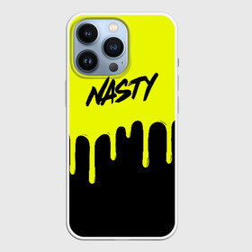 Чехол для iPhone 13 Pro с принтом NASTY JUICE в Новосибирске,  |  | Тематика изображения на принте: bad | baddrip | cloud | coil | drip | juice | nasty | smoke | vape | wape | бак | бэд дрип | вейп | вейпер | дрипка | дым | койл | культура | мод | нэсти | облако | пар | хипстер