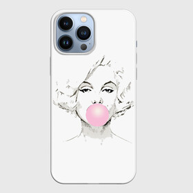 Чехол для iPhone 13 Pro Max с принтом Мэрилин Монро в Новосибирске,  |  | girl | girls | marilyn monroe | monroe | retro | актриса | девушка | знаменитости | знаменитость | картинки | модель | монро | мэрилин монро | прикольные | ретро