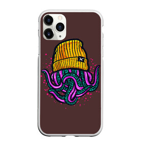 Чехол для iPhone 11 Pro матовый с принтом Octopus(Lil Peep GBC) в Новосибирске, Силикон |  | Тематика изображения на принте: gbc | lil | peep | rap | rock | бордовый | желтый | зеленый | исполнитель | картинка | надпись на спине | осьминог | редактируемый дизайн | рок | рэп | рэпер | сочный цвет | фиолетовый