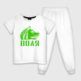 Детская пижама хлопок с принтом S.T.A.L.K.E.R. СВОБОДА в Новосибирске, 100% хлопок |  брюки и футболка прямого кроя, без карманов, на брюках мягкая резинка на поясе и по низу штанин
 | chernobyl | pripyat | s.t.a.l.k.e.r. 2 | shadow of chernobyl | stalker | stalker 2 | воля | меченый | припять | свобода | свобода воля | сталкер | сталкер 2 | тени чернобыля | чернобыль