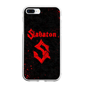 Чехол для iPhone 7Plus/8 Plus матовый с принтом SABATON в Новосибирске, Силикон | Область печати: задняя сторона чехла, без боковых панелей | sabaton | даниель муллбак | йоаким броден | крис рёланд | оскар монтелиус | пэр сундстрём | рикард сунден | сабатон | тоббе энглунд | томми юханссон | ханнес ван дал