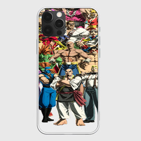 Чехол для iPhone 12 Pro с принтом Street Fighter Сharacters в Новосибирске, силикон | область печати: задняя сторона чехла, без боковых панелей | Тематика изображения на принте: street fighter сharacters