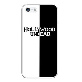 Чехол для iPhone 5/5S матовый с принтом HOLLYWOOD UNDEAD в Новосибирске, Силикон | Область печати: задняя сторона чехла, без боковых панелей | deuce | hollywood undead | hu | j dog | shady jeff | голивудская нежить | голливуд | даниэль мурильо | джордан террелл | джордж артур рейган | дилан альварес | мэттью сент клер | нежить