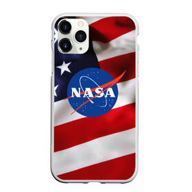 Чехол для iPhone 11 Pro матовый с принтом NASA USA в Новосибирске, Силикон |  | nasa | space x | spacex | usa | астронавт | астронавтика | космонавт | наса | сша