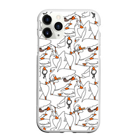 Чехол для iPhone 11 Pro Max матовый с принтом Злой гусь в Новосибирске, Силикон |  | Тематика изображения на принте: goose | honk | untitled goose game | гусь | гусь игра | злой гусь | игра про гуся | кря | отвратительный гусь
