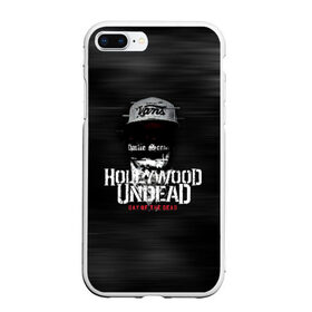 Чехол для iPhone 7Plus/8 Plus матовый с принтом Hollywood Undead в Новосибирске, Силикон | Область печати: задняя сторона чехла, без боковых панелей | Тематика изображения на принте: charlie scene | danny | funny man | hollywood undead | hu | j dog | johnny 3 tears | андед | голивуд | голливудская | группа | гу | нежить | реп | рок | рэп | рэпкор | ундед | ундэ