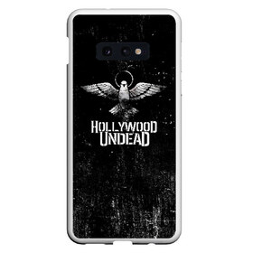 Чехол для Samsung S10E с принтом Hollywood Undead в Новосибирске, Силикон | Область печати: задняя сторона чехла, без боковых панелей | charlie scene | danny | funny man | hollywood undead | hu | j dog | johnny 3 tears | андед | голивуд | голливудская | группа | гу | нежить | реп | рок | рэп | рэпкор | ундед | ундэ