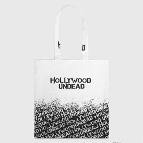 Шоппер 3D с принтом HOLLYWOOD UNDEAD в Новосибирске, 100% полиэстер | Плотность: 200 г/м2; Размер: 34×35 см; Высота лямок: 30 см | deuce | hollywood undead | hu | j dog | shady jeff | голливуд | голливудская нежить | даниэль мурильо | джордан террелл | джордж артур рейган | дилан альварес | мэттью сент клер | нежить