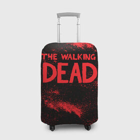 Чехол для чемодана 3D с принтом The Walking Dead в Новосибирске, 86% полиэфир, 14% спандекс | двустороннее нанесение принта, прорези для ручек и колес | amc | carol | daryl | dixon | michonne | negan | reaction | rick | season 10 | twd | zombies | диксон | дэрил | зомби | мертвецы | мишонн | неган | реакция | рик | ходячие
