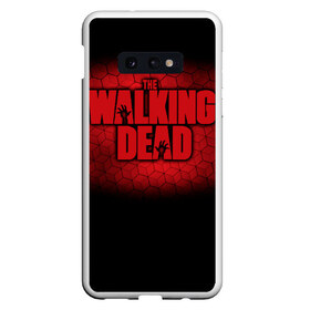 Чехол для Samsung S10E с принтом The Walking Dead в Новосибирске, Силикон | Область печати: задняя сторона чехла, без боковых панелей | amc | carol | daryl | dixon | michonne | negan | reaction | rick | season 10 | twd | zombies | диксон | дэрил | зомби | мертвецы | мишонн | неган | реакция | рик | ходячие