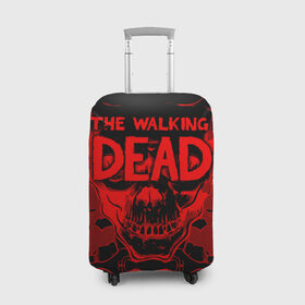 Чехол для чемодана 3D с принтом The Walking Dead в Новосибирске, 86% полиэфир, 14% спандекс | двустороннее нанесение принта, прорези для ручек и колес | amc | carol | daryl | dixon | michonne | negan | reaction | rick | season 10 | twd | zombies | диксон | дэрил | зомби | мертвецы | мишонн | неган | реакция | рик | ходячие