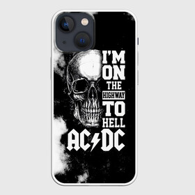 Чехол для iPhone 13 mini с принтом AC DC в Новосибирске,  |  | ac dc | acdc | acdc ас дс | австралийская | ангус янг | асдс | блюз | группа | крис слэйд | метал | молния | музыка | певцы | рок | рок н ролл | стиви янг | хард | хардрок | эксл роуз