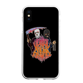 Чехол для iPhone XS Max матовый с принтом Velial Squad в Новосибирске, Силикон | Область печати: задняя сторона чехла, без боковых панелей | horror | music | rap | redvelsqd | rock | музыка | рок | рэп | хоррор