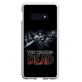 Чехол для Samsung S10E с принтом TWD в Новосибирске, Силикон | Область печати: задняя сторона чехла, без боковых панелей | 10 сезон | amc | deryl dixon | fox | the walking dead | walking dead | дерил диксон | сериал | ходячие | ходячие мертвецы