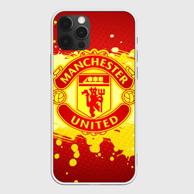 Чехол для iPhone 12 Pro Max с принтом Манчестер Юнайтед в Новосибирске, Силикон |  | manchester | manchester united | mufc | red devils | красные дьяволы | манчестер | манчестер юнайтед | фанатская | футбольная | футбольный клуб | юнайтед