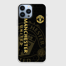 Чехол для iPhone 13 Pro Max с принтом Манчестер Юнайтед в Новосибирске,  |  | manchester | manchester united | mufc | red devils | красные дьяволы | манчестер | манчестер юнайтед | фанатская | футбольная | футбольный клуб | юнайтед