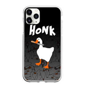 Чехол для iPhone 11 Pro Max матовый с принтом Untitled Goose Game в Новосибирске, Силикон |  | goose | goose game | honk | untitled goose game | гусь | гусь игра | злой гусь | игра про гуся | кря | отвратительный гусь