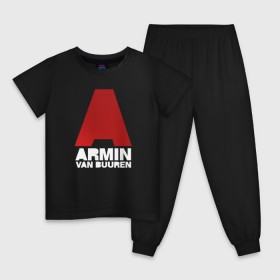 Детская пижама хлопок с принтом Armin van Buuren в Новосибирске, 100% хлопок |  брюки и футболка прямого кроя, без карманов, на брюках мягкая резинка на поясе и по низу штанин
 | a state of trance | armin | armin van buuren | asot | van buuren | армин | армин ван бюрен | ван бюрен