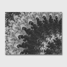Альбом для рисования с принтом Абстракция в Новосибирске, 100% бумага
 | матовая бумага, плотность 200 мг. | 3d | абстрактно | абстрактные | абстрактный | абстракция | волнистое | волнистый | дым | дымка | дымный | дымом | дыму | краска | темный | узор | узоры | чернила | черный