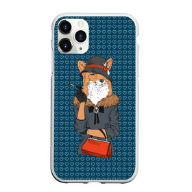 Чехол для iPhone 11 Pro матовый с принтом Модница лиса в Новосибирске, Силикон |  | Тематика изображения на принте: fox | foxy | животное | зима | лис | лиса | лисенок | лисы | милая | пальто | пушистая | пушистик | рыжая
