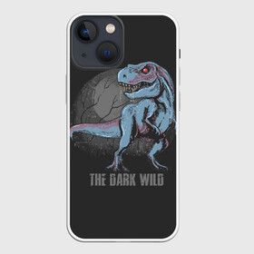 Чехол для iPhone 13 mini с принтом T Rex в Новосибирске,  |  | Тематика изображения на принте: art | dino | dinos | dinosaur | raptor | style | trex | velociraptor | арт | динозавр | мир юрского периода | ти рекс | ящер