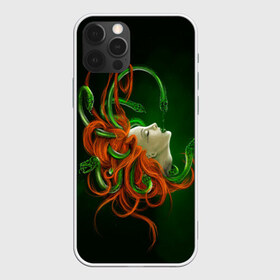 Чехол для iPhone 12 Pro Max с принтом Медуза в Новосибирске, Силикон |  | art | medusa | глаза | горгона | девушка | змеи | медуза