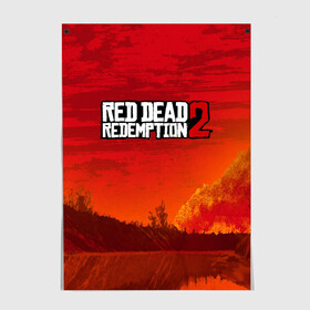 Постер с принтом RED DEAD REDEMPTION 2 в Новосибирске, 100% бумага
 | бумага, плотность 150 мг. Матовая, но за счет высокого коэффициента гладкости имеет небольшой блеск и дает на свету блики, но в отличии от глянцевой бумаги не покрыта лаком | arthur morgan | cowboy | online | red dead online | red dead redemption 2 | rockstar games | wild west | артур морган | бандит | вестерн | винтовка | дикий запад | ковбой | рокстар