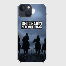 Чехол для iPhone 13 mini с принтом RED DEAD REDEMPTION в Новосибирске,  |  | arthur morgan | cowboy | online | red dead online | red dead redemption 2 | rockstar games | wild west | артур морган | бандит | вестерн | винтовка | дикий запад | ковбой | рокстар