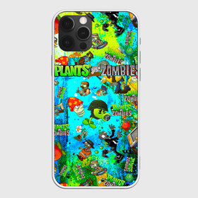 Чехол для iPhone 12 Pro Max с принтом Plants vs Zombies в Новосибирске, Силикон |  | Тематика изображения на принте: plant | zombies | зомби | растения | растения против зомби