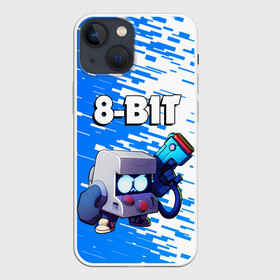 Чехол для iPhone 13 mini с принтом BRAWL STARS 8 BIT в Новосибирске,  |  | 8 bit | 8 бит. | 8bit | 8бит | android | brawl stars | colt | crow | games | leon | penny | poco | shelly | spike | wanted | брав | бравл старс | звезды | игры | мобильные игры | старс