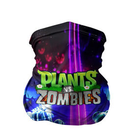 Бандана-труба 3D с принтом PLANTS VS.ZOMBIES в Новосибирске, 100% полиэстер, ткань с особыми свойствами — Activecool | плотность 150‒180 г/м2; хорошо тянется, но сохраняет форму | Тематика изображения на принте: garden warfare | plants | plants vs. zombies | plants vs. zombies: garden warfare | popcap | zombies | кактус | картошка | подсолнух | растения против зомби | сад