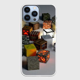 Чехол для iPhone 13 Pro Max с принтом MINECRAFT BLOX в Новосибирске,  |  | craft | creeper | dungeon | dungeons | earth | game | logo | mine | minecraft | mobile | online | дунгеонс | земля | зомби | игра | крипер | лого | майкрафт | майнкрафт | мобайл | онлайн | подземелье | подземелья