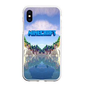 Чехол для iPhone XS Max матовый с принтом MINECRAFT в Новосибирске, Силикон | Область печати: задняя сторона чехла, без боковых панелей | craft | creeper | dungeon | dungeons | earth | game | logo | mine | minecraft | mobile | online | дунгеонс | земля | зомби | игра | крипер | лого | майкрафт | майнкрафт | мобайл | онлайн | подземелье | подземелья