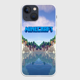 Чехол для iPhone 13 mini с принтом MINECRAFT в Новосибирске,  |  | craft | creeper | dungeon | dungeons | earth | game | logo | mine | minecraft | mobile | online | дунгеонс | земля | зомби | игра | крипер | лого | майкрафт | майнкрафт | мобайл | онлайн | подземелье | подземелья