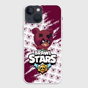 Чехол для iPhone 13 mini с принтом BRAWL STARS NITA в Новосибирске,  |  | 8 bit | 8 бит. | 8bit | 8бит | android | brawl stars | colt | crow | games | leon | penny | poco | shelly | spike | брав | бравл старс | звезды | игры | мобильные игры | нита | старс