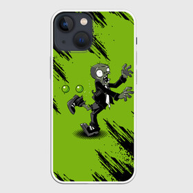 Чехол для iPhone 13 mini с принтом Plants vs. Zombies в Новосибирске,  |  | plants vs. zombies | зомби | игра | компьютерная игра | против | растения | растения против зомби