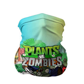 Бандана-труба 3D с принтом PLANTS VS. ZOMBIES в Новосибирске, 100% полиэстер, ткань с особыми свойствами — Activecool | плотность 150‒180 г/м2; хорошо тянется, но сохраняет форму | garden warfare | plants | plants vs. zombies | plants vs. zombies: garden warfare | popcap | zombies | кактус | картошка | подсолнух | растения против зомби | сад