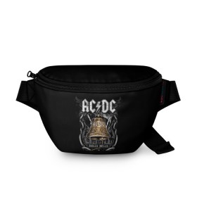 Поясная сумка 3D с принтом AC/DC в Новосибирске, 100% полиэстер | плотная ткань, ремень с регулируемой длиной, внутри несколько карманов для мелочей, основное отделение и карман с обратной стороны сумки застегиваются на молнию | ac dc | acdc | acdc ас дс | австралийская | ангус янг | асдс | блюз | группа | крис слэйд | метал | молния | музыка | певцы | рок | рок н ролл | стиви янг | хард | хардрок | эксл роуз