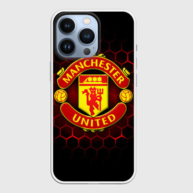 Чехол для iPhone 13 Pro с принтом МАНЧЕСТЕР ЮНАЙТЕД в Новосибирске,  |  | manchester united | mufc | red devils | красные дьяволы | манчестер юнайтед | футбольный клуб