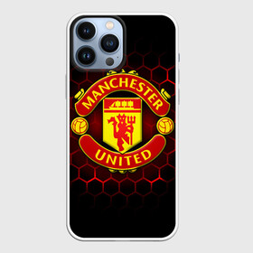 Чехол для iPhone 13 Pro Max с принтом МАНЧЕСТЕР ЮНАЙТЕД в Новосибирске,  |  | manchester united | mufc | red devils | красные дьяволы | манчестер юнайтед | футбольный клуб