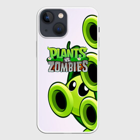 Чехол для iPhone 13 mini с принтом РАСТЕНИЯ против ЗОМБИ в Новосибирске,  |  | garden warfare | plants | plants vs. zombies | plants vs. zombies: garden warfare | popcap | zombies | кактус | картошка | подсолнух | растения против зомби | сад