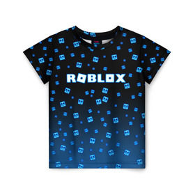 Детская футболка 3D с принтом Roblox X Marshmello в Новосибирске, 100% гипоаллергенный полиэфир | прямой крой, круглый вырез горловины, длина до линии бедер, чуть спущенное плечо, ткань немного тянется | Тематика изображения на принте: marshmello | roblox | roblox x marshmello | roblox скачать | игра роблокс | роблокс | роблокс играть | роблокс симулятор | скачать роблокс