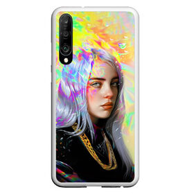 Чехол для Honor P30 с принтом BILLIE EILISH в Новосибирске, Силикон | Область печати: задняя сторона чехла, без боковых панелей | bad guy | billie | eilish | ocean eyes | айлиш | билли | девушка | певица | эйлиш