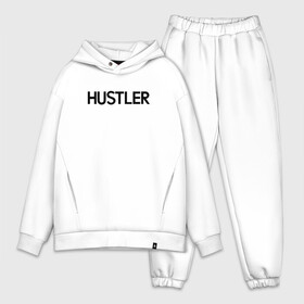 Мужской костюм хлопок OVERSIZE с принтом HUSTLER в Новосибирске,  |  | brazzers | hustler | merch | private | бразерс | мерч | хаслер | хастлер